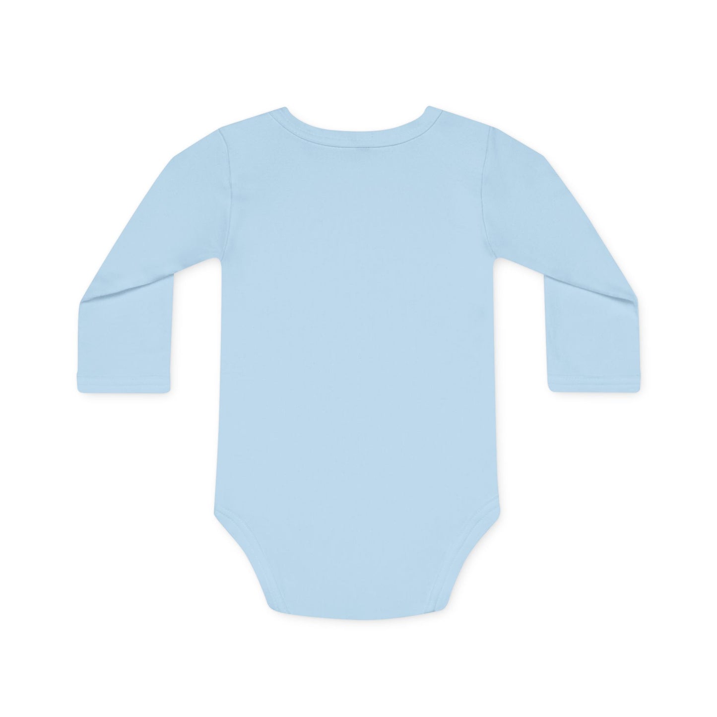 Cute Bunny Teacup Baby Long-Sleeve Organic Bodysuit - Perfect for Baby Showers and Easter
