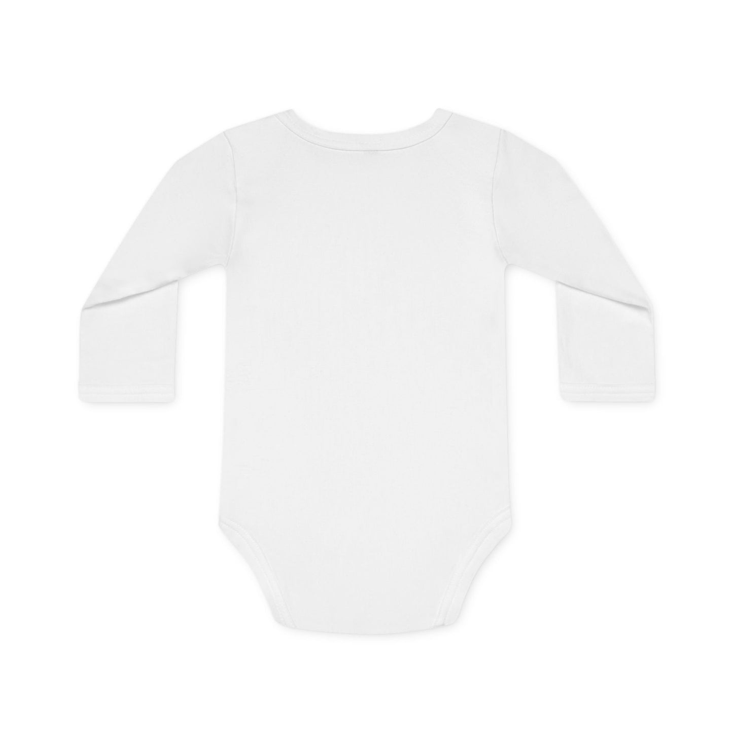 Cute Bunny Teacup Baby Long-Sleeve Organic Bodysuit - Perfect for Baby Showers and Easter