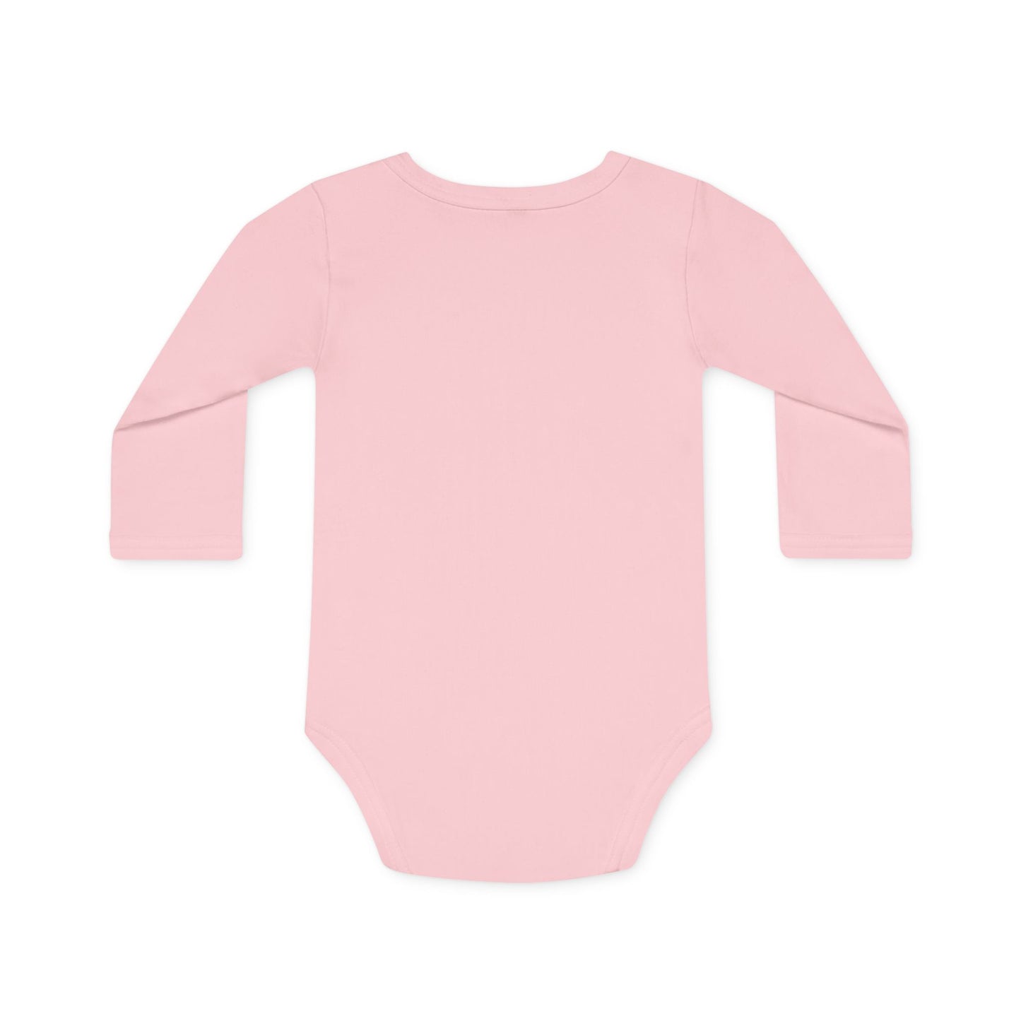Cute Bunny Teacup Baby Long-Sleeve Organic Bodysuit - Perfect for Baby Showers and Easter