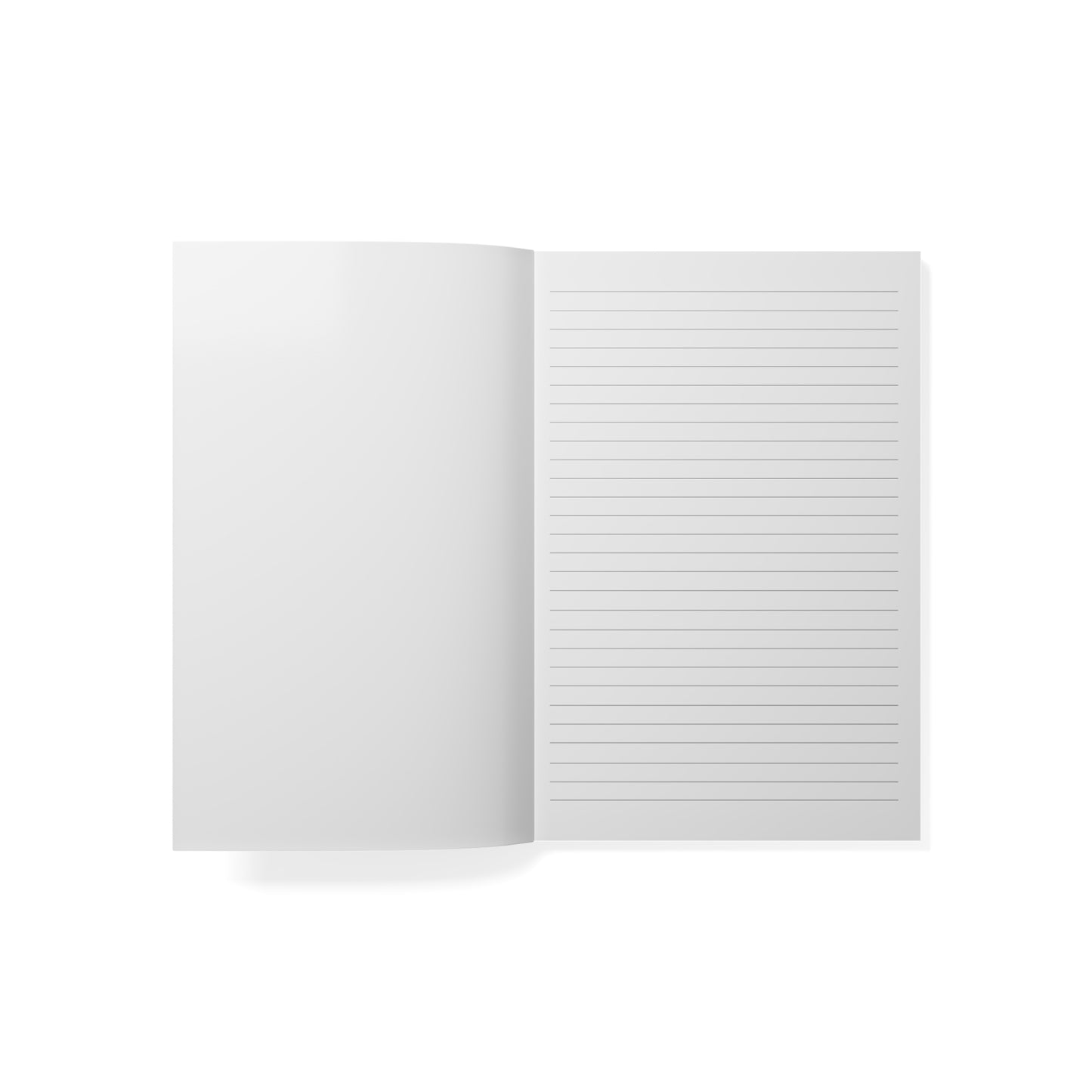 Chic Pink Bow Journal Open Ruled Line